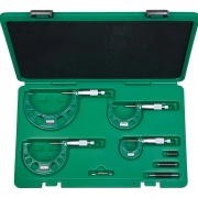 JUEGO MICROMETRO EXTERIOR 0-100mm 4PCS INSIZE 3203-1004A
