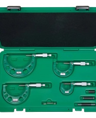 JUEGO MICROMETRO EXTERIOR 0-100mm 4PCS INSIZE 3203-1004A