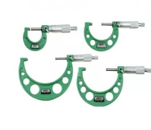 JUEGO MICROMETRO EXTERIOR 0-100mm 4PCS INSIZE 3203-1004A