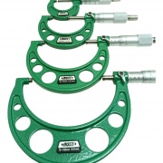 JUEGO MICROMETRO EXTERIOR 0-100mm 4PCS INSIZE 3203-1004A