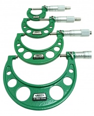 JUEGO MICROMETRO EXTERIOR 0-100mm 4PCS INSIZE 3203-1004A