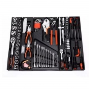 CAJA DE HERRAMIENTA (85PCS), PLEGABLE 5 NIVELES, METAL