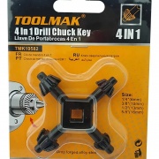 LLAVE UNIVERSAL PORTA BROCAS 4 EN 1 TMK19582 TOOLMAK