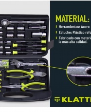 MALETA HERRAMIENTAS 189 PCS KLATTER