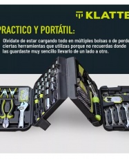 MALETA HERRAMIENTAS 189 PCS KLATTER