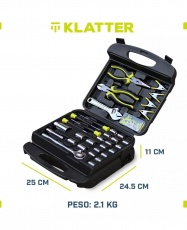 MALETA HERRAMIENTAS 189 PCS KLATTER