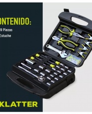 MALETA HERRAMIENTAS 189 PCS KLATTER