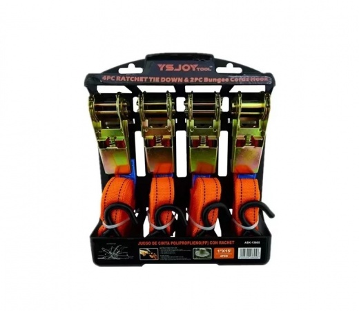 SET JUEGO ESLINGA, CINTA AMARRE KIT 4 PIEZAS