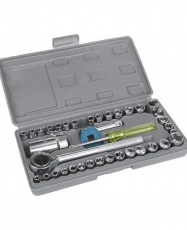 SET DADOS 40PCS CON CHICHARRA 3/8"