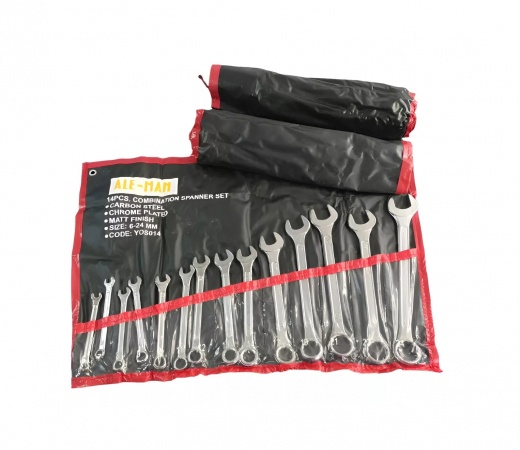 SET LLAVE PUNTA CORONA 14PCS - 6-24mm