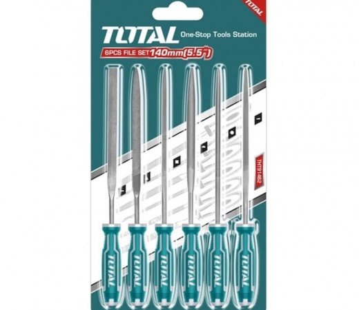 SET LIMAS PARA METAL 140mm, 5,5" (6PCS) THT91462 TOTAL SET LIMAS PARA METAL 140mm, 5,5" (6PCS) THT91462 TOTAL