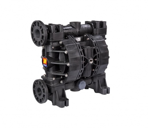 BOMBA NEUMÁTICA DE DOBLE DIAFRAGMA MODELO P700 EN POLIPROPILENO, PARA ACIDOS