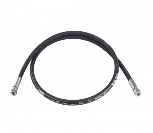 MANGUERA PARA GRASA R2 1/4", Largo: 5m, 400 BAR